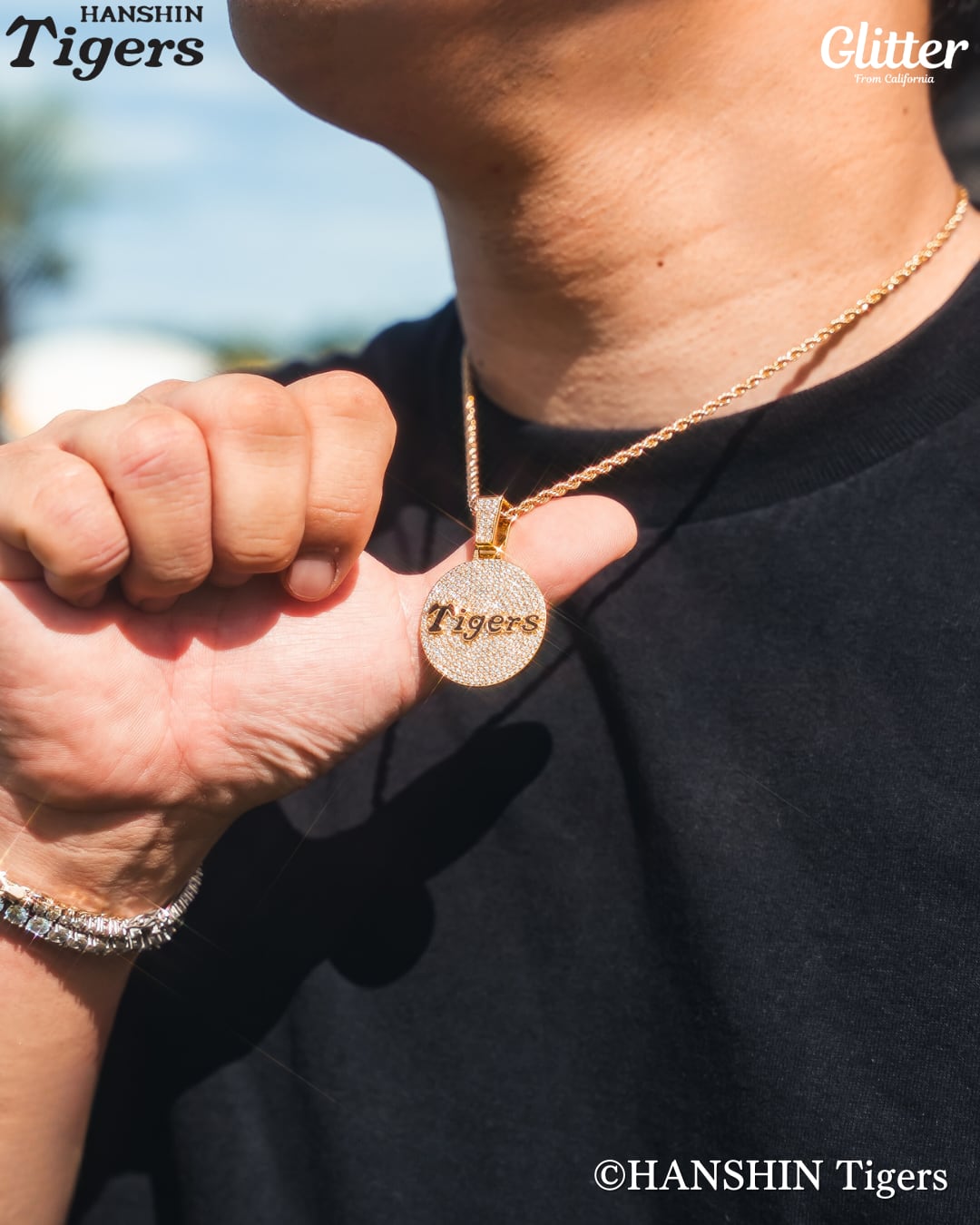 Iced Out Tigers Pendant 【阪神タイガース】