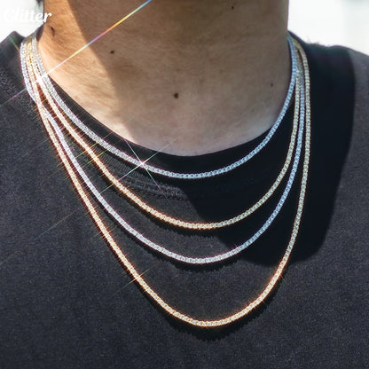 s925 Tennis Necklace【2mm】