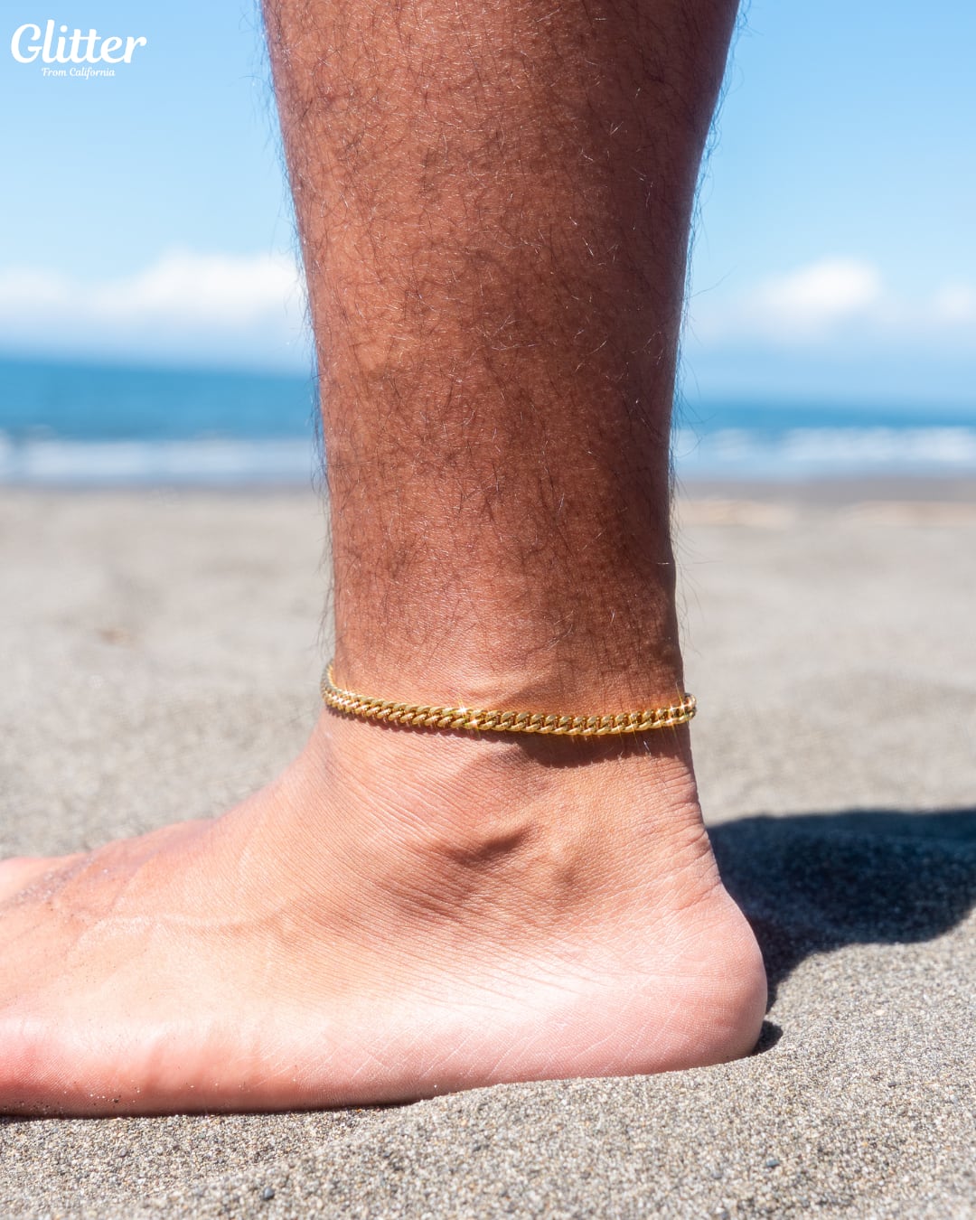 Miami Cuban Chain Anklet 【5mm】