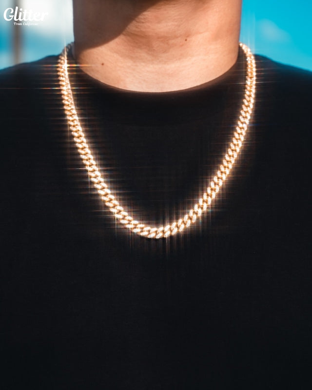 s925 Iced Out Cuban Chain 【8.5mm】
