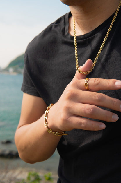 316L Mariner Bracelet 【GOLD】