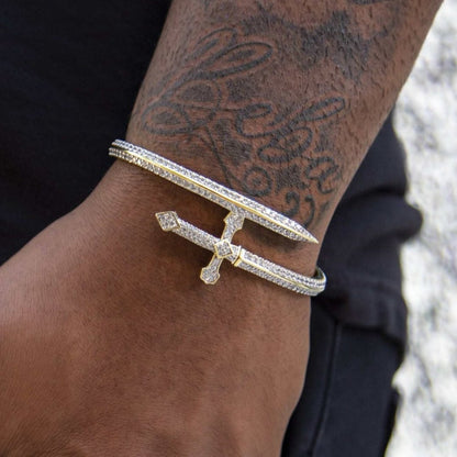 Iced Out Dagger Bracelet