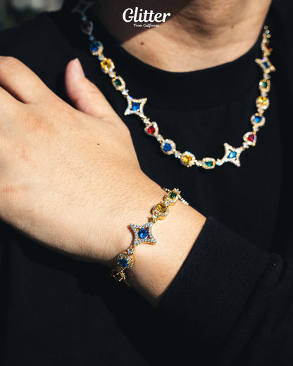 Colored Gemstone Necklace