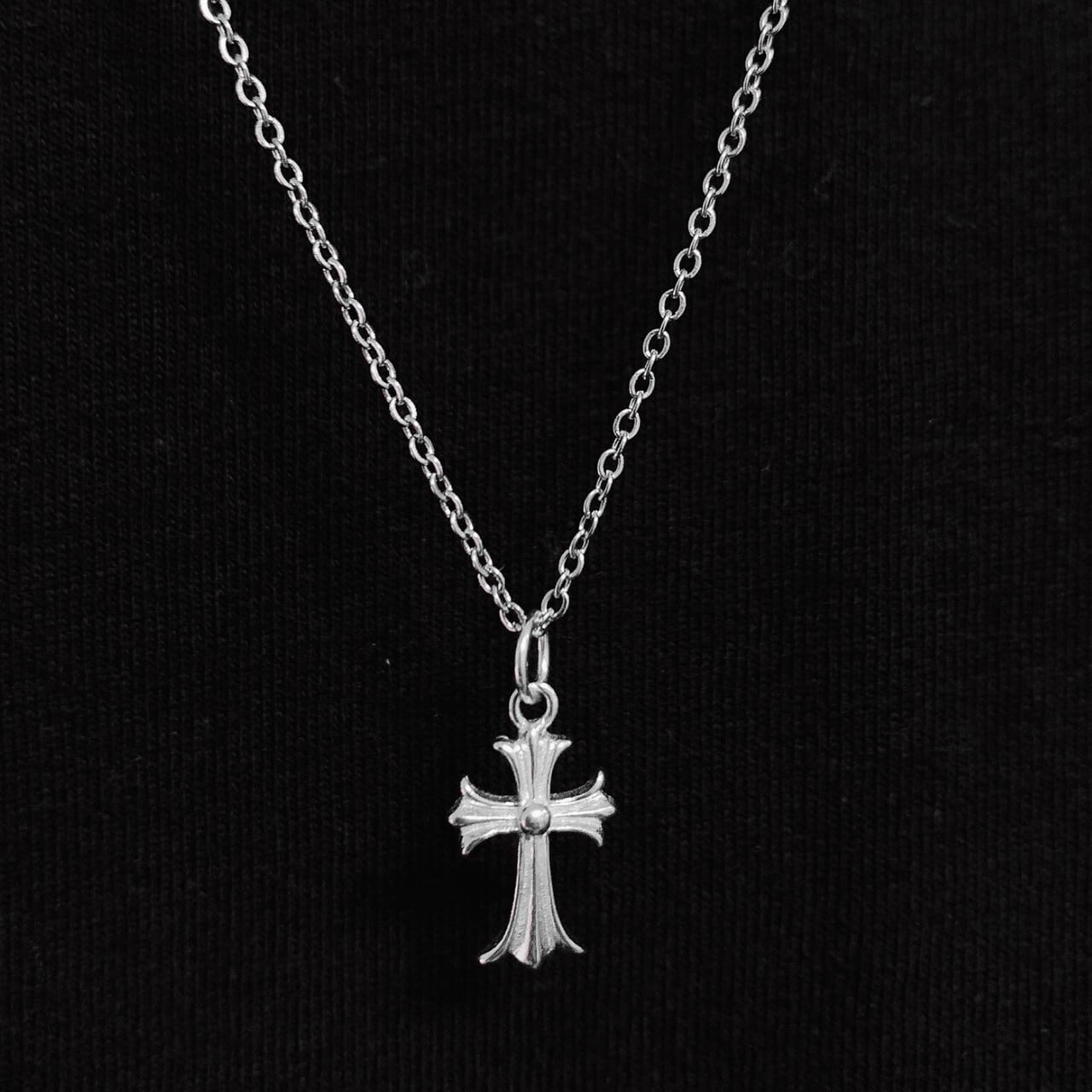 s925 Cross Necklace 【SILVER】