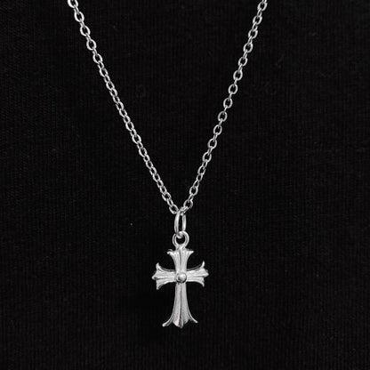 s925 Cross Necklace 【SILVER】