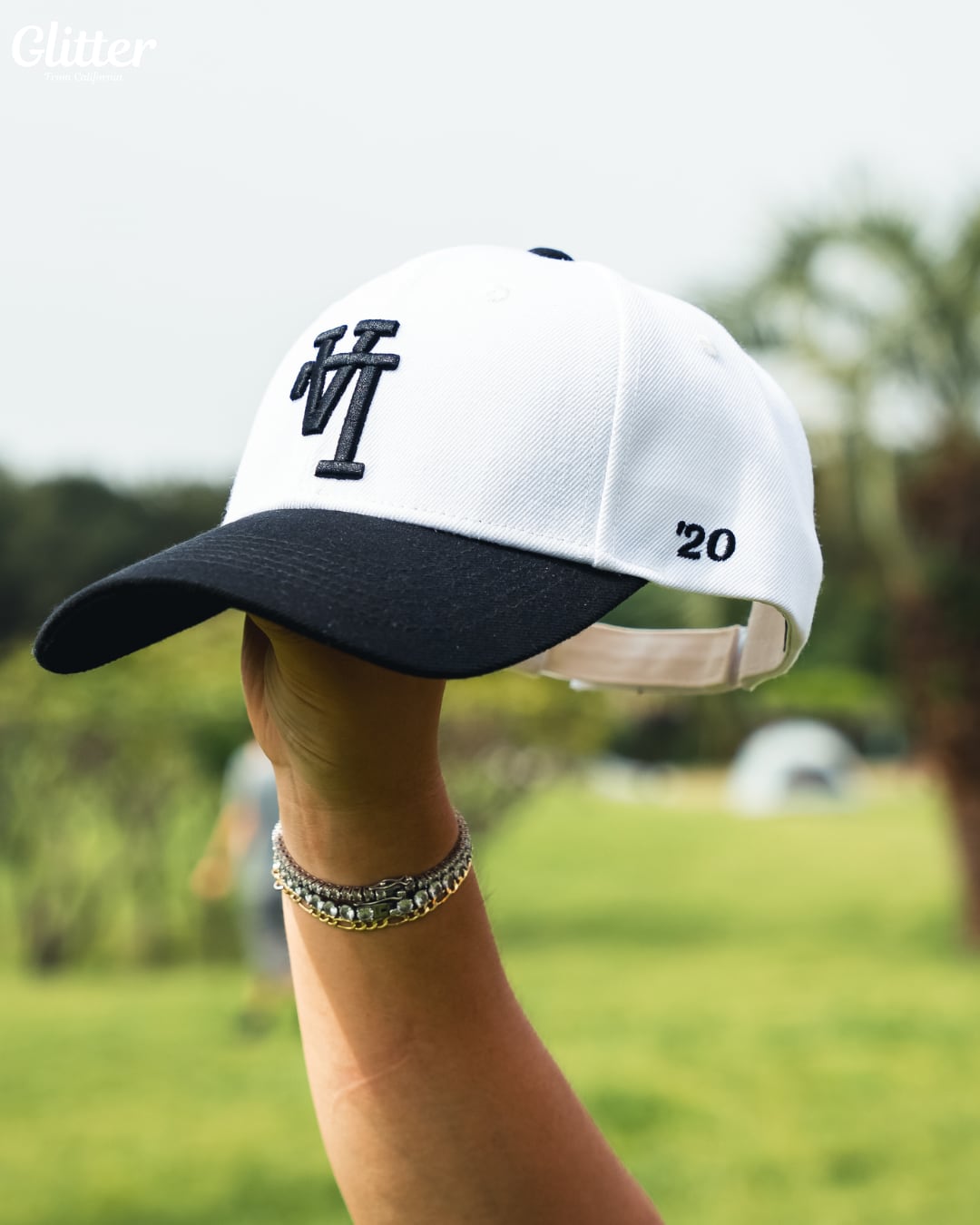 Upside Down LA HAT【BLACK/WHITE】