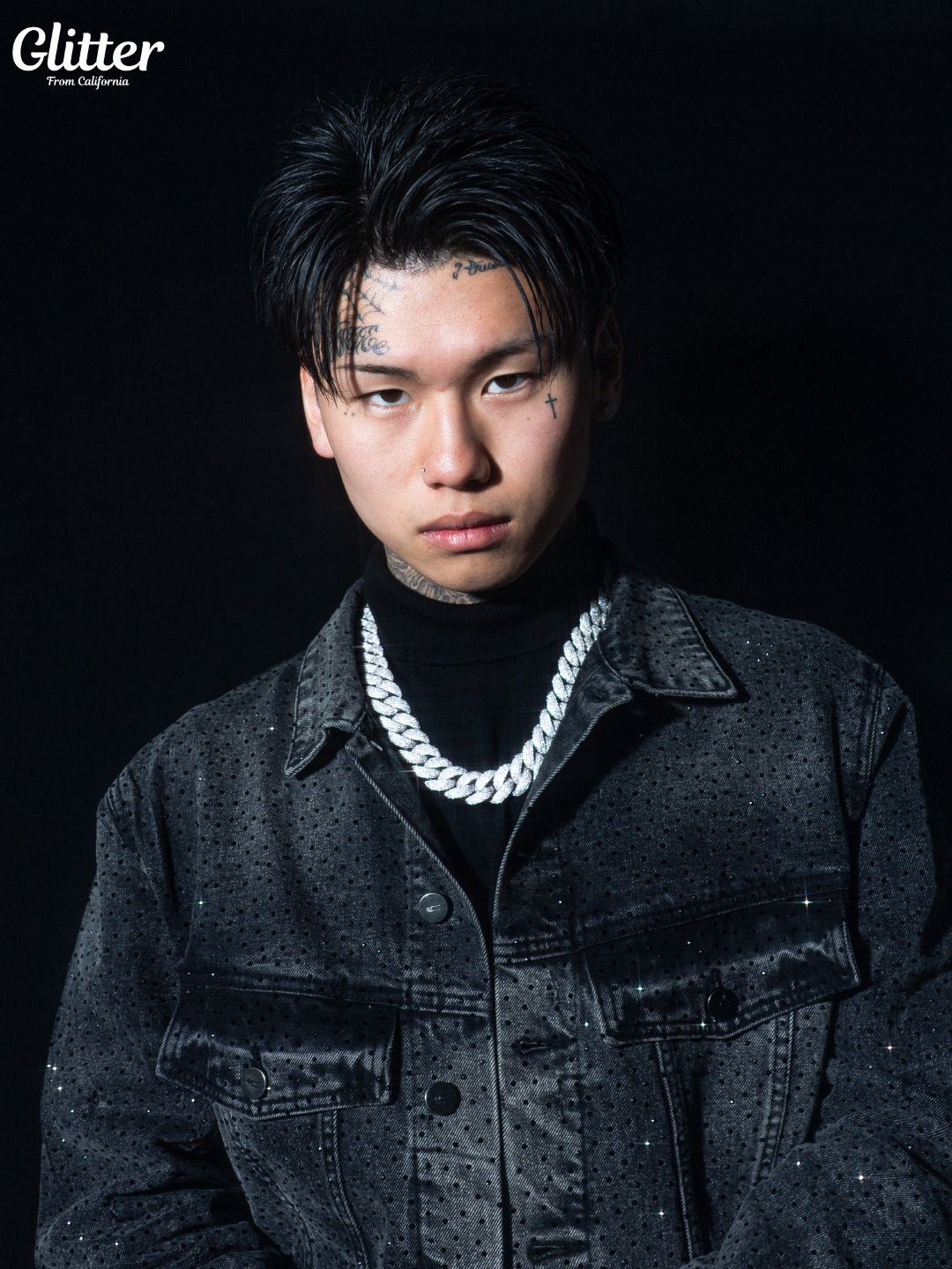 Iced Out Cuban Chain Necklace 【22mm】 – Glitter