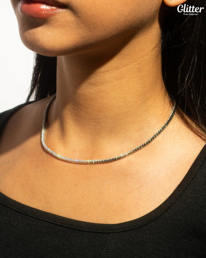 Luxury Tennis Necklace【2mm/SILVER】