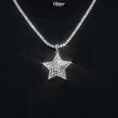 Iced Out Star Necklace