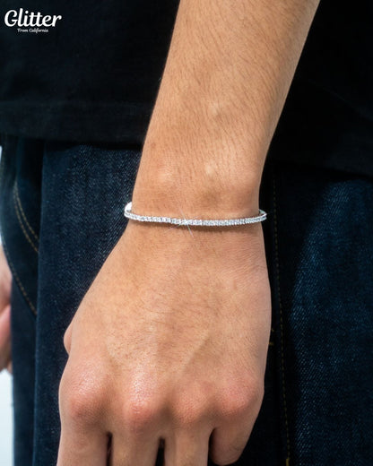 2mm Tennis Chain Bracelet 【GOLD/SILVER】