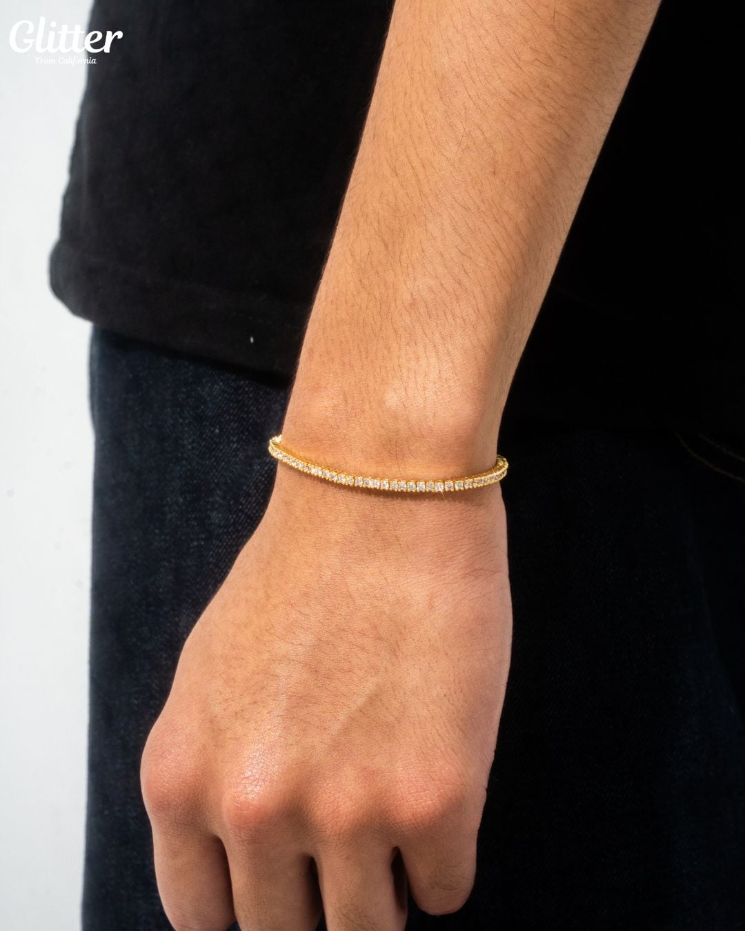 2mm Tennis Chain Bracelet 【GOLD/SILVER】