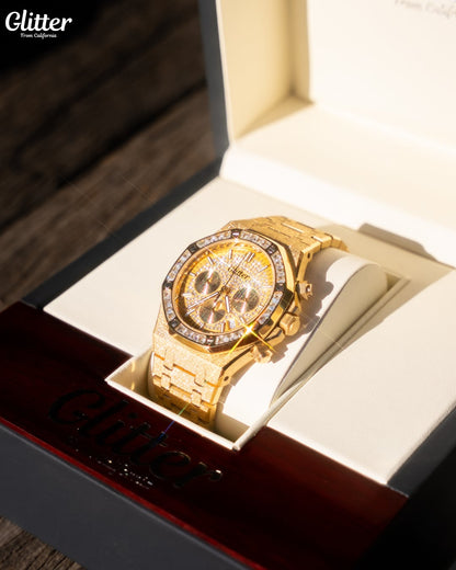 Iced Dial California Watch 【GOLD】