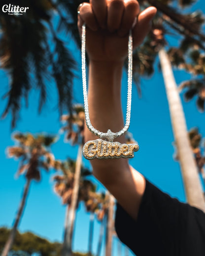 Limited Edition Glitter Logo Pendant