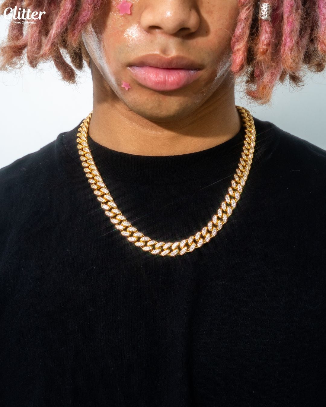 Iced Out Cuban Chain Set 【12mm】