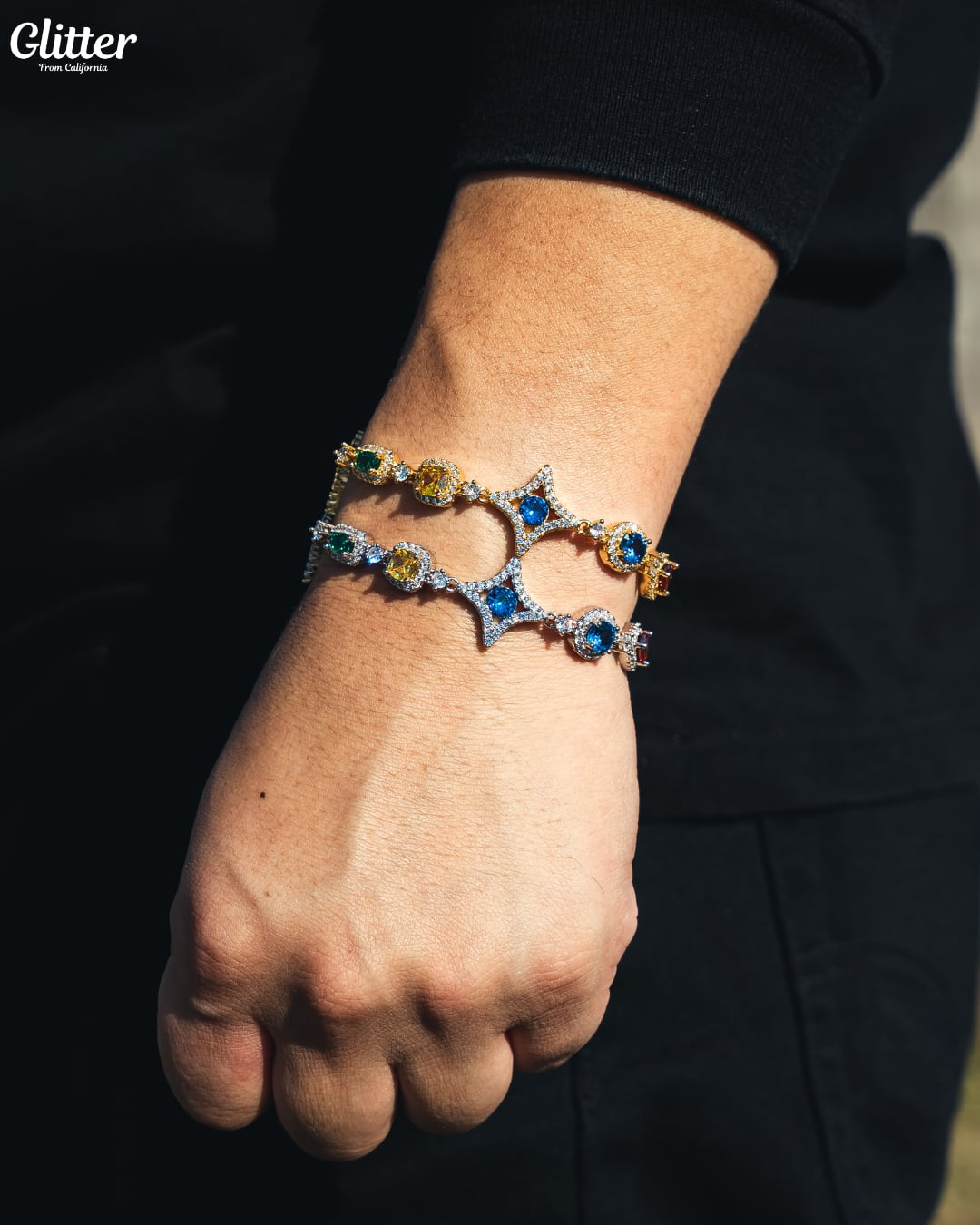 Colored Gemstone Bracelet