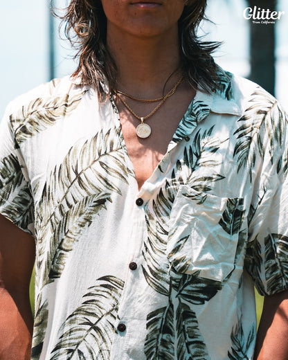 s925 Iced Malibu Coin Pendant