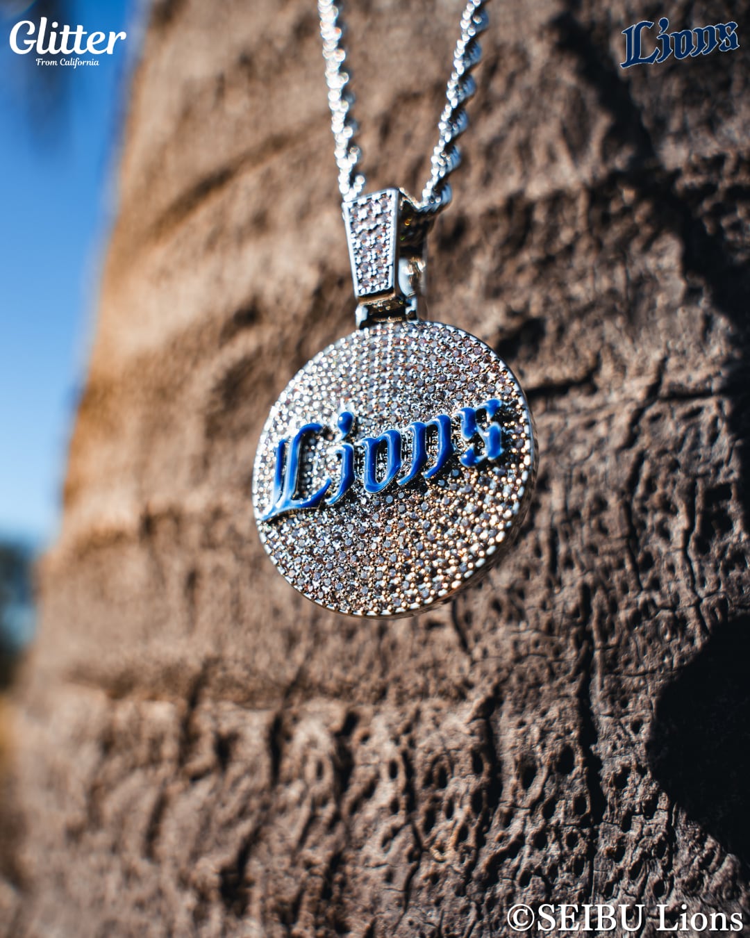 Iced Out Lions Pendant 【埼玉西武ライオンズ】 – Glitter