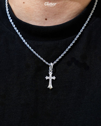 s925 Solid Cross Pendant