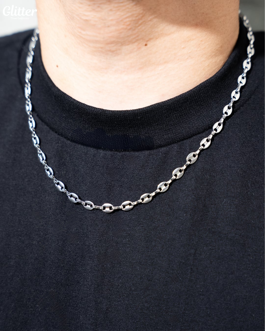 5mm Puffed Gucci Chain Necklace