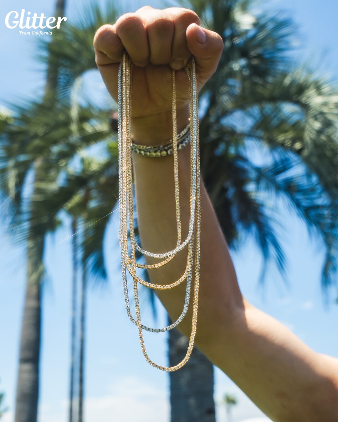 Luxury Tennis Necklace [2mm] – Glitter