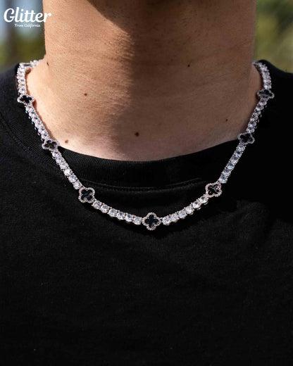 Motif Tennis Chain Necklace