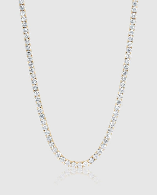 10K Luxury Tennis Necklace【5mm】