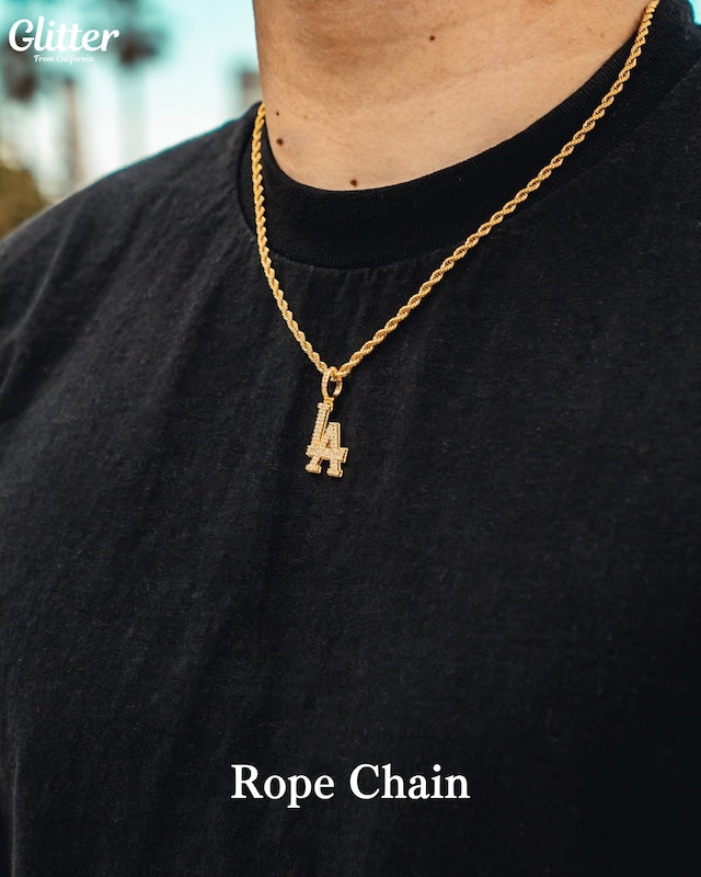 s925 Iced Out LA Pendant