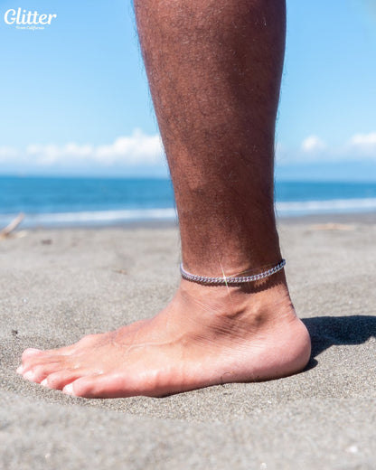 Miami Cuban Chain Anklet 【5mm】