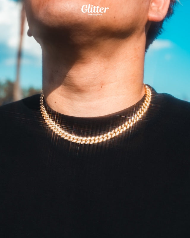 s925 Iced Out Cuban Chain 【8.5mm】