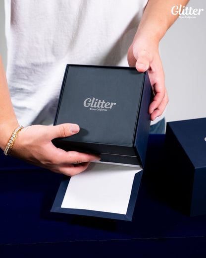 Iced Bezel California Rubber Watch 【SILVER】