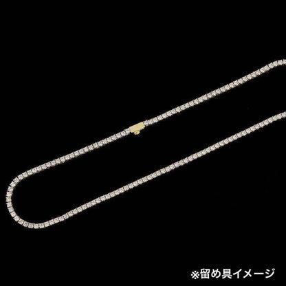 Luxury Tennis Necklace 【5mm / SILVER】