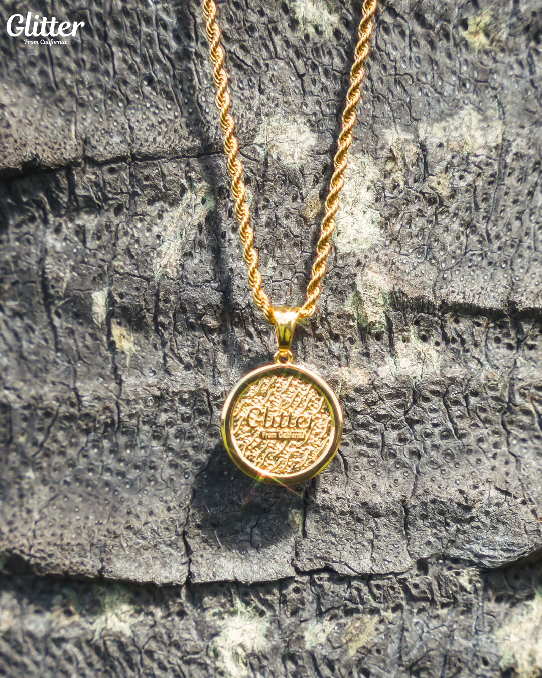 Iced Malibu Coin Pendant