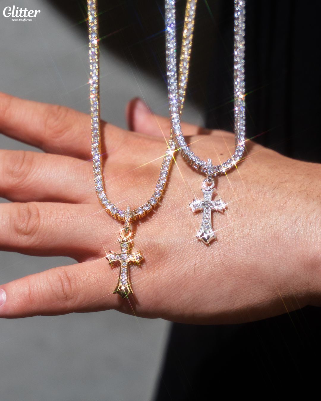 s925 Solid Cross Pendant