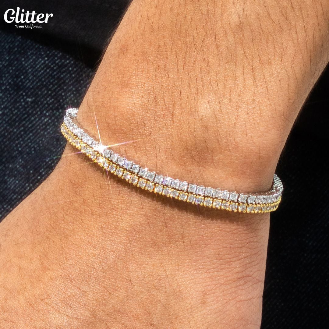 2mm Tennis Chain Bracelet 【GOLD/SILVER】