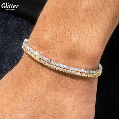 2mm Tennis Chain Bracelet 【GOLD/SILVER】