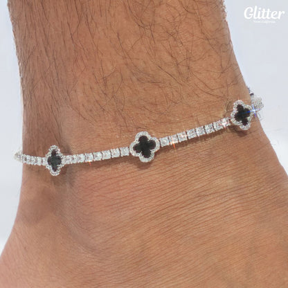 Motif Tennis Chain Anklet