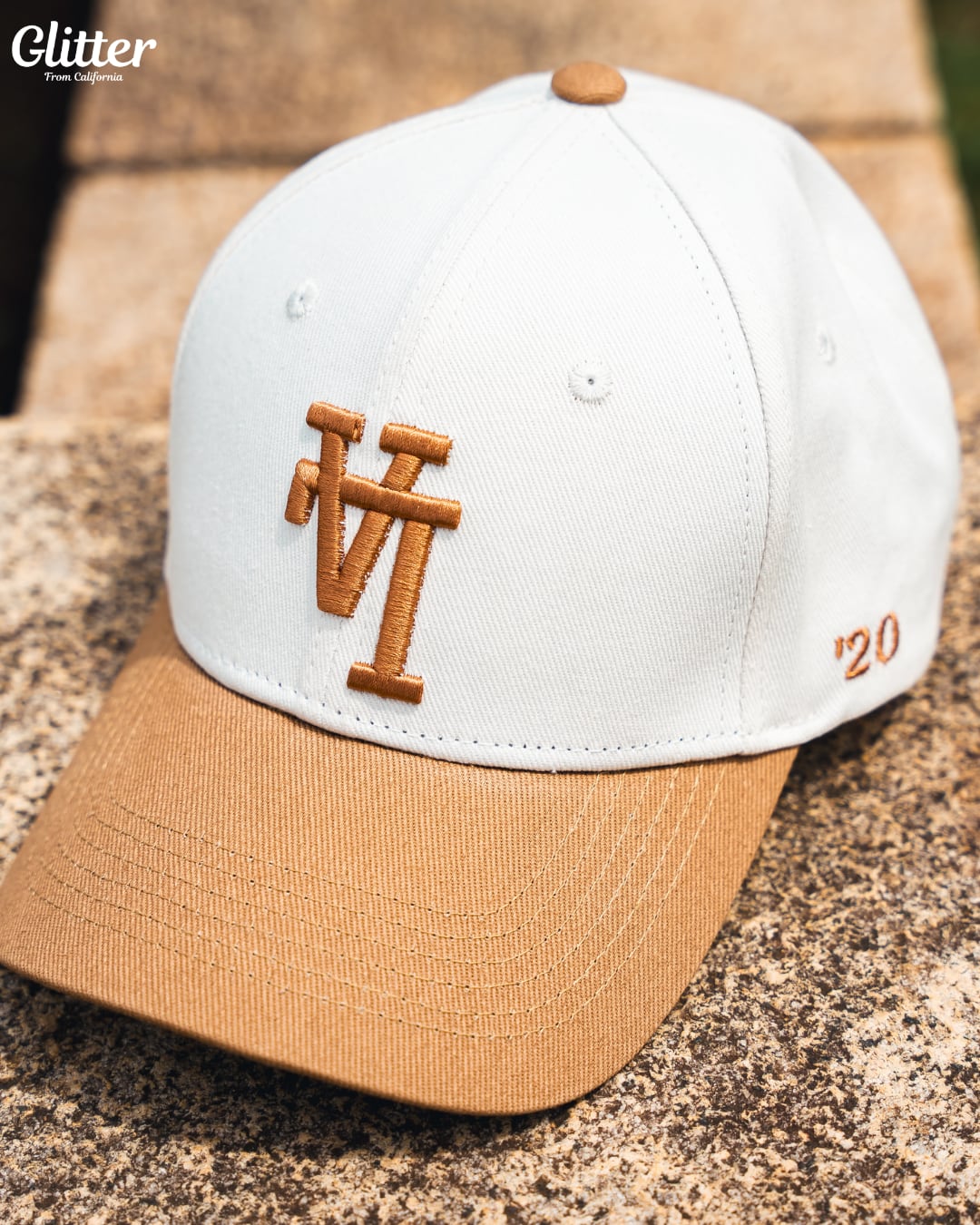Upside Down LA HAT【BROWN/CREAM】