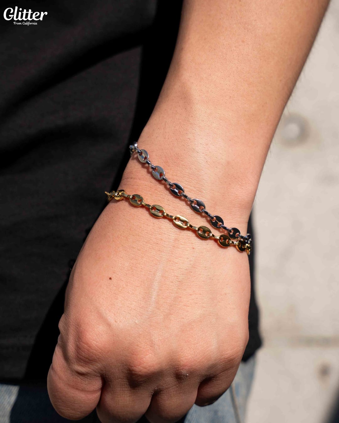 5mm Puffed Gucci Chain Bracelet