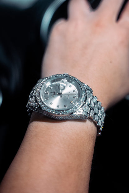 Iced California Watch 【SILVER / SILVER】