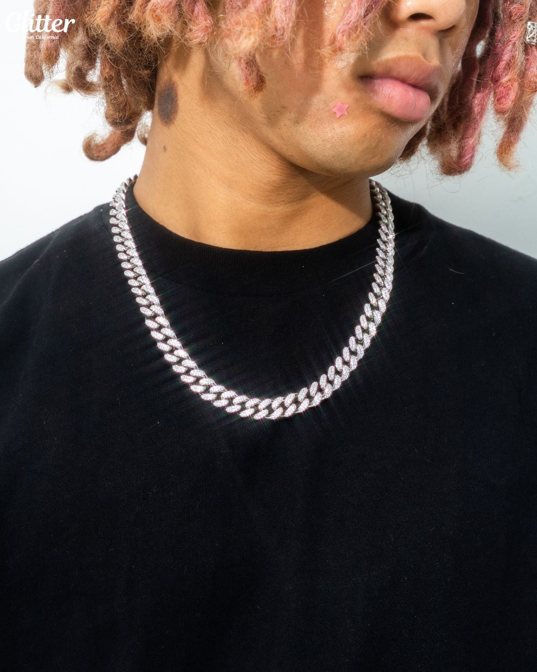 Iced Out Cuban Chain Set 【12mm】