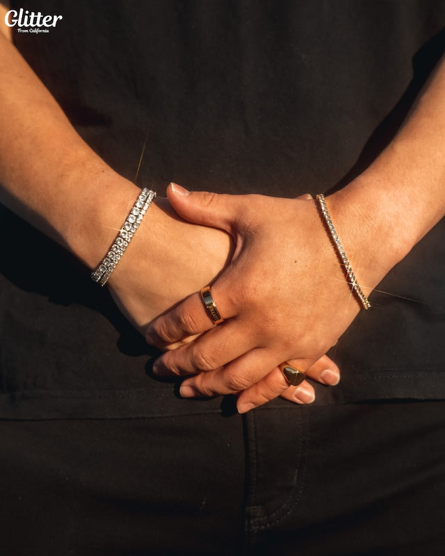 10K Luxury Tennis Chain Bracelet 【3mm】