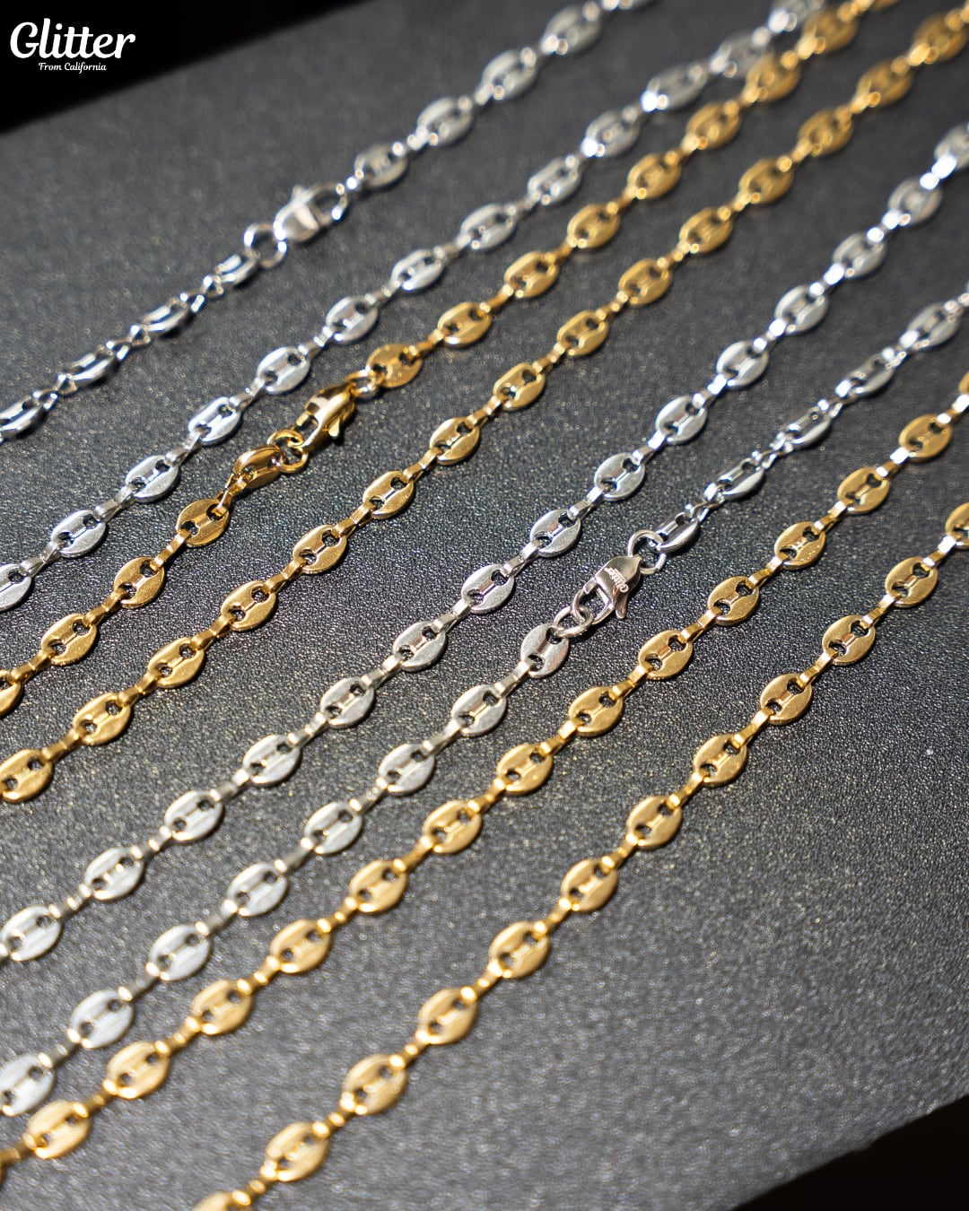 5mm Puffed Gucci Chain Necklace