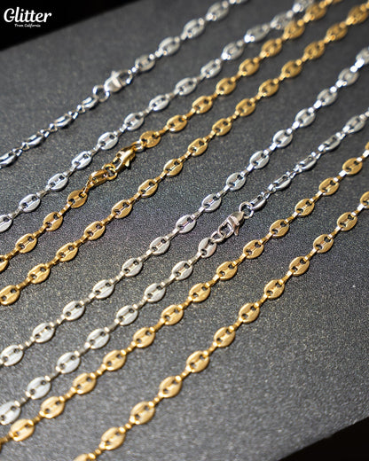 5mm Puffed Gucci Chain Necklace