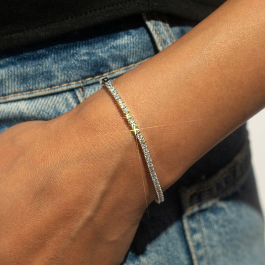Luxury Tennis Bracelet【2mm/SILVER】