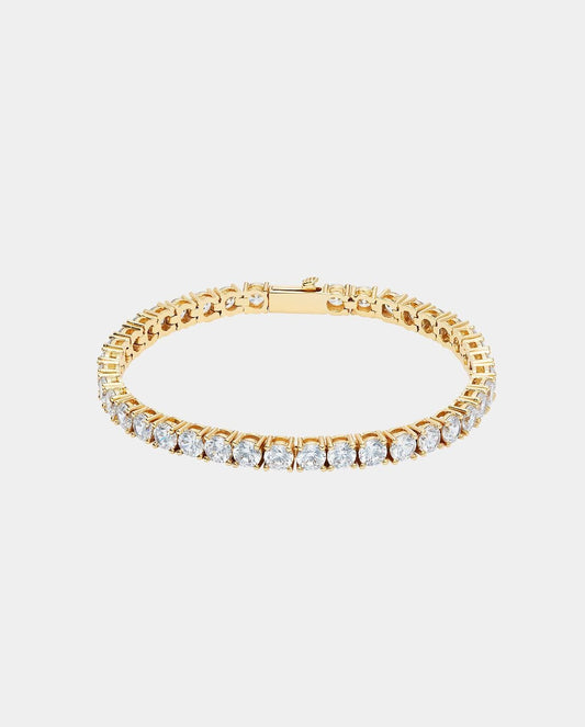 Luxury Tennis Bracelet 【5mm / GOLD】