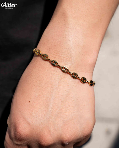 5mm Puffed Gucci Chain Bracelet