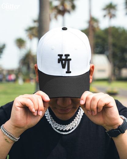 Upside Down LA HAT【BLACK/WHITE】