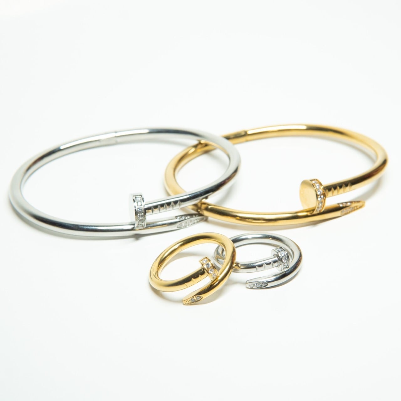 【Zircon Nail】 Ring & Bangle