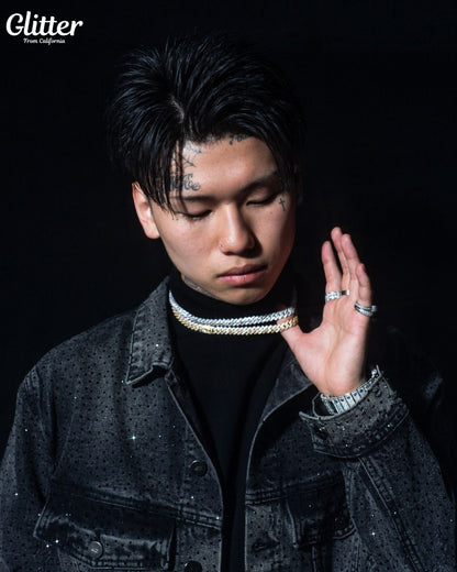 Iced Out Prong Chain 【8.5mm】