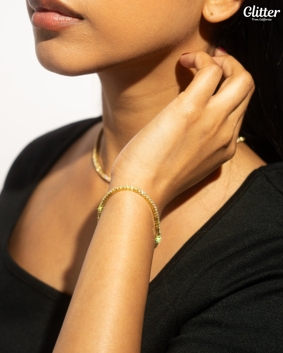 Luxury Tennis Bracelet【2mm/GOLD】